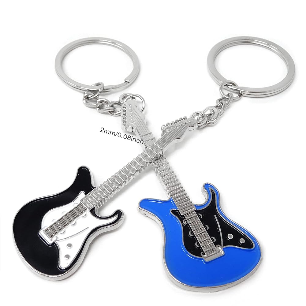 Guitar 音楽ギタートーンロックミュージックキーホルダーキーリング G2 Guitar 音楽ギタートーンロックミュージックキーホルダー